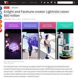 Enlight and Facetune creator Lightricks raises $60 million