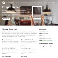 Enlightenment WordPress Theme by One Designs