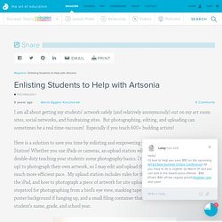 Enlisting Students to Help with Artsonia
