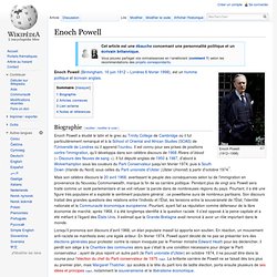 Enoch Powell