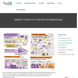 Enquête Covid-19 et continuité pédagogique - Synlab