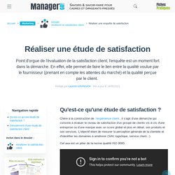 Enquête de satisfaction : exemple et méthode