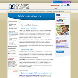 Mathematics Calvert School