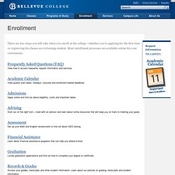 Enrollment at Bellevue College