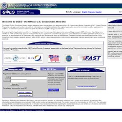 Global Online Enrollment System (GOES)-Official U.S. Government Web ...