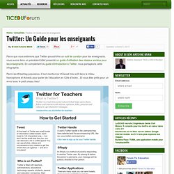 Twitter: Un Guide pour les enseignants