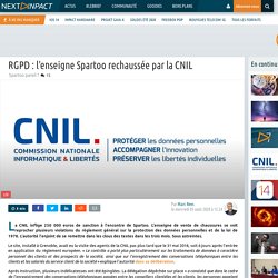 RGPD : l'enseigne Spartoo rechaussée par la CNIL