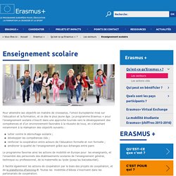 Enseignement scolaire - Erasmus +, le programme pour l’éducation, la formation, la jeunesse et le sport de la Commission européenne