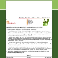 BTSA CNEAC ENSEIGNEMENT AGRICOLE PAR CORRESPONDANCE dans l'Indre 36