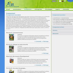 AGIR: Agence d'information agricole romande
