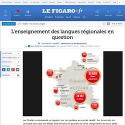 L'enseignement des langues régionales en question