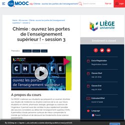 Chimie : ouvrez les portes de l’enseignement supérieur !