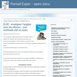 ELVE : enseigner l'anglais avec les albums - une méthode clef en main - Portail Exper - open data