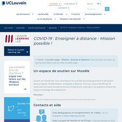 COVID-19 : Enseigner à distance - Mission possible !