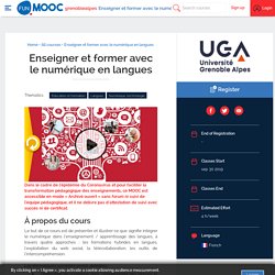 MOOC : Enseigner et former avec le numérique en langues