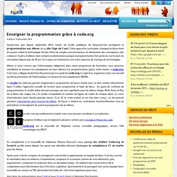 Enseigner la programmation grâce à code.org