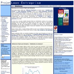 Projet Lean Entreprise - WebHome