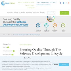 Ensuring Quality Through the Software Development Lifecycle