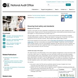 NAO_ORG_UK 12/06/19 Ensuring food safety and standards