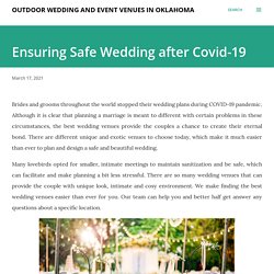 Ensuring Safe Wedding after Covid-19