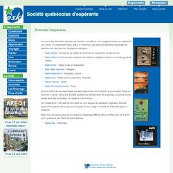 Esperanto-societo kebekia - Société québécoise d'espéranto - Quebec Esperanto Society