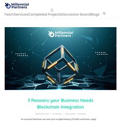 3 Reasons your Business should Leverage Enterprise Blockchain Solutions