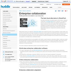 Collaboration Apps - Huddle For Enterprise