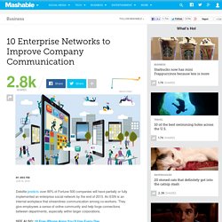 10 Enterprise Networks to Improve Company Communication