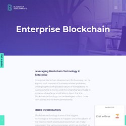 Enterprise Blockchain Development Services
