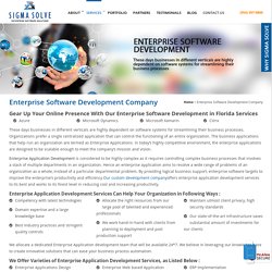 Top Enterprise Software Development Company In Florida