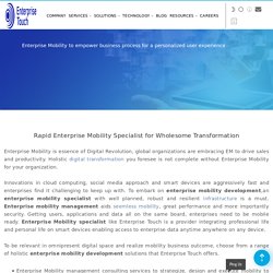 Enterprise Mobility Development