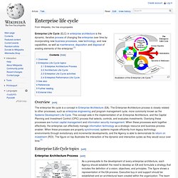 Enterprise life cycle
