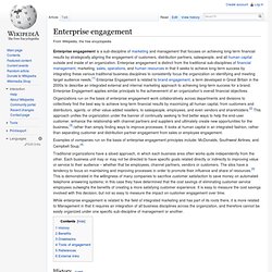 Enterprise Engagement