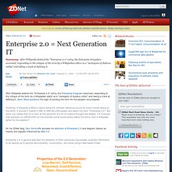 Enterprise 2.0 = Next Generation IT