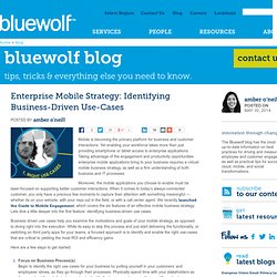 Enterprise Mobile Strategy: Identifying Business-Driven Use-Cases