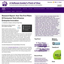 Research Report: How The Five Pillars Of Consumer Tech Influence Enterprise Innovation
