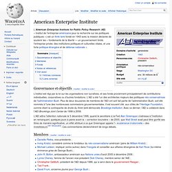 American Enterprise Institute - Wikipédia - Mozilla Firefox