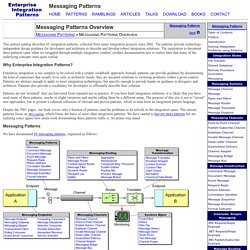 Enterprise Integration Patterns - Integration Patterns Overview