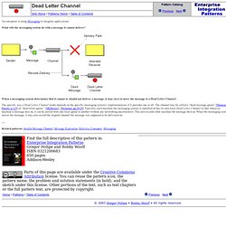 Enterprise Integration Patterns - Dead Letter Channel