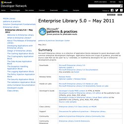 Enterprise Library 5.0