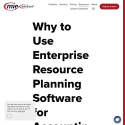ERP Enterprise Resource Planning Software — MIE Solutions
