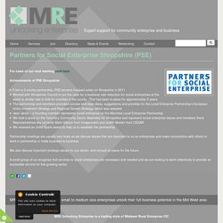 Partners for Social Enterprise Shropshire (PSE)