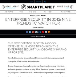 Enterprise security in 2013: Nine trends to watch for