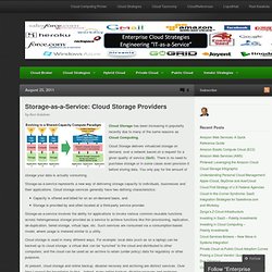 Storage-as-a-Service: Cloud Storage Providers