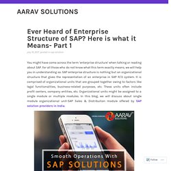Get the best Solutions With SAP Consulting Company in India