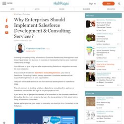 Why Salesforce Consulting Services Is Necessary for Business?