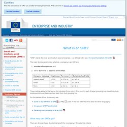 SME Definition - Small and medium sized enterprises (SME) - Ente