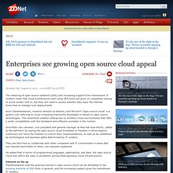 Enterprises see growing open source cloud appeal