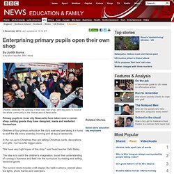 Enterprising primary pupils open their own shop