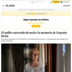 El anillo enterrado devuelve la memoria de Eugenio Insúa